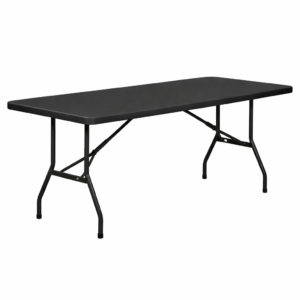 6 foot table - Black