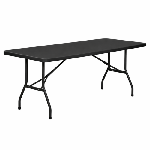 6 foot table - Black